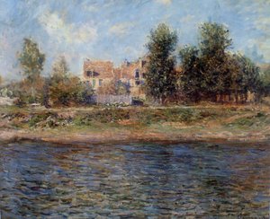 La Seine Dağı, 1880. by Claude Monet