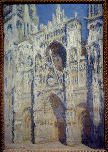 Rouen katedrali, portal ve kule Saint Romain, tam güneş uyumu mavi ve altın boyama Claude Monet (1840-1926) 1893 Güneş. 1.07 x 0.73 m Paris, musee d
