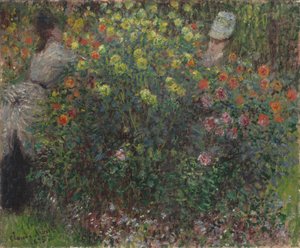 Çiçeklerdeki Hanımlar, 1875 by Claude Monet
