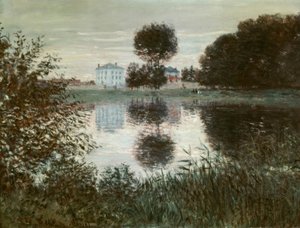 Bir topun içindeki ağaç, Argenteuil by Claude Monet