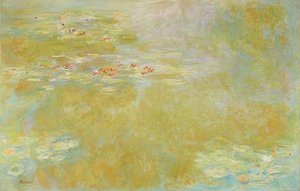 Le bassin aux nymphéas (Nilüfer Göleti). 1916 civarında by Claude Monet