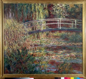 Le bassin aux nympheas, harmonie gül Boyama Claude Monet (1840-1926) 1900 Güneş. 0,89 x 1,00 m Paris, musee d