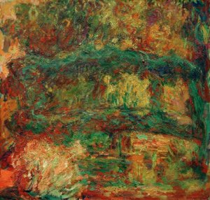Japon köprüsü (Nymphéas, Japon köprüsü) by Claude Monet