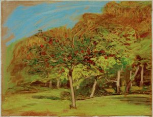 Meyve ağaçları by Claude Monet