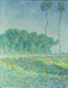 Bahar manzarası by Claude Monet