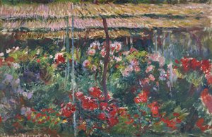 Şakayık Bahçesi, 1887 by Claude Monet
