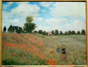 Gelincikler, Argenteuil yakınlarında by Claude Monet