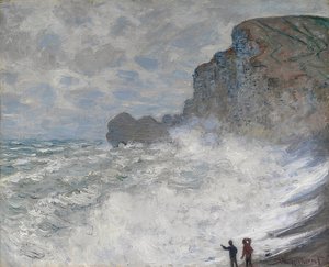 Rauhes Wetter, Etretat