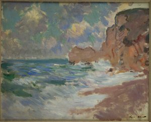 Uzaklaşan Dalgalar by Claude Monet