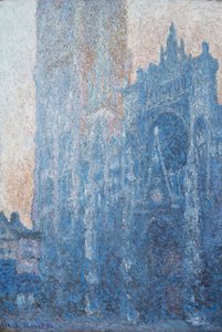 Rouen Katedrali, Portal, Sabah Işığı by Claude Monet
