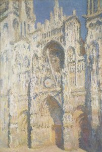 Tam Gün Işığında Rouen Katedrali: Mavi ve Altındaki Uyum, 1894 by Claude Monet
