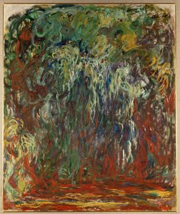 Ağlayan söğüt, Giverny (tuval üzerine yağlıboya) by Claude Monet