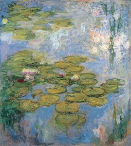 Nilüferler (nymphéalar). 1916-19 by Claude Monet