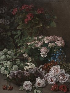 Bahar çiçekleri by Claude Monet