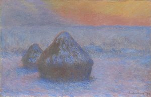 Buğday Yığınları by Claude Monet