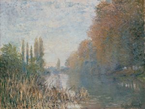 Sonbaharda Seine Kıyıları by Claude Monet