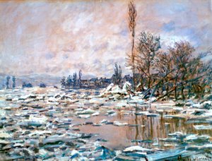 Defrost, 20. Yüzyılın başlarında by Claude Monet