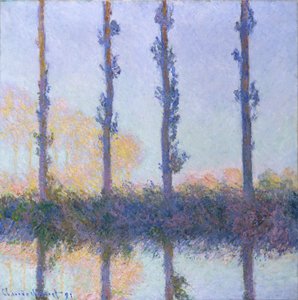 Dört Ağaç, 1891 by Claude Monet