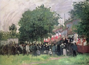 On Dört Temmuz by Claude Monet