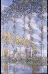 kavaklar by Claude Monet