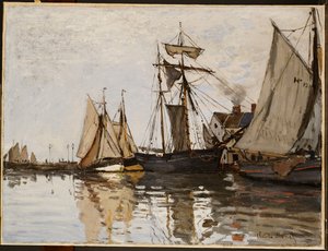 Honfleur Limanı, 1865 dolayları by Claude Monet