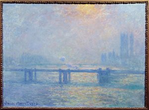 Thames Nehri, Charing Cross, Londra by Claude Monet