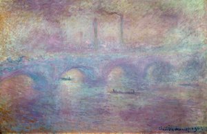 Waterloo Köprüsü, Sis Etkisi, 1903 by Claude Monet