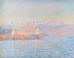 Antibes'teki eski kale by Claude Monet