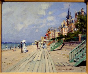 Trouville Plajı. Claude Monet