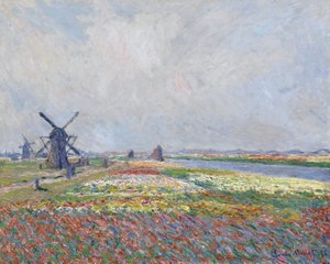 Lahey par Monet yakınlarındaki Lale tarlaları, Claude (1840-1926). Tuval üzerine yağlı boya, ebat : 66x81,5 by Claude Monet