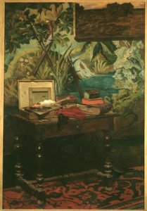 Bir atölye köşesi by Claude Monet