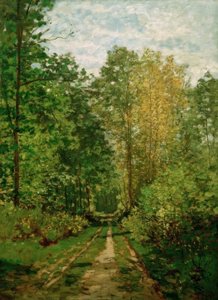 Orman yolu by Claude Monet