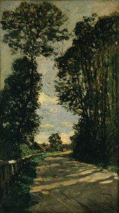 Saint-Siméon Çiftliğinin Yürüyüş Yolu, 1864 by Claude Monet