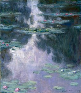 Nilüferler (Nympheas) 1907 (tuval üzerine yağlı boya) by Claude Monet