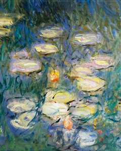Nilüferler, Claude Monet, detay by Claude Monet