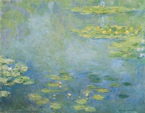 Nilüferler, c.1906 (tuval üzerine yağlıboya) by Claude Monet
