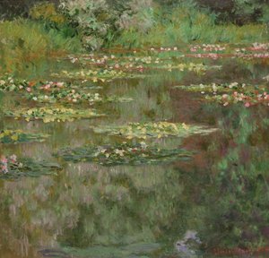Nilüferler veya Nilüfer Göleti (Nymphéas) 1904 (tuval üzerine yağlı boya) by Claude Monet
