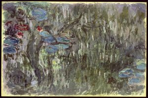 Söğütlerin Yansımalarıyla Nilüferler, c.1920 by Claude Monet