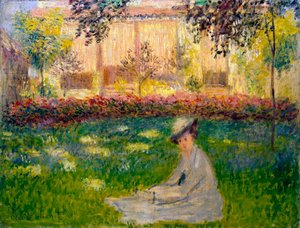 Bahçedeki Kadın, 1876. by Claude Monet