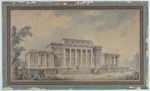 Country Villa Projesi by Claude Nicolas Ledoux