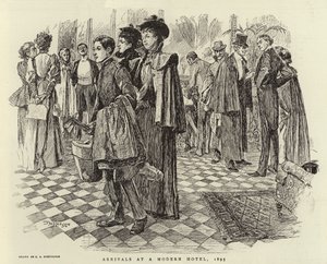 Modern Bir Otele Gelenler, 1895