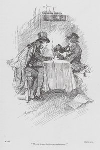 George Borrow tarafından Lavengro için illüstrasyon (taş baskı)