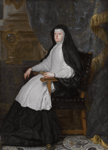 Almanca: Maria Anna von Österreich, Gemahlin König Philipps IV von Spanien, als Witwe İspanya Kralı Philip IV