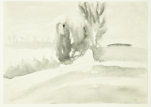 Ağaçlar ile manzara by Claus Johansen