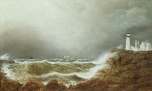 Doğu Noktası Işığı, Gloucester Limanı by Clement Drew
