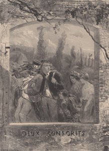 İki Asker, ca. 1830-70. by Célestin Nanteuil