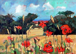 Kent Poppies, 2007 (tuval üzerine akrilik)