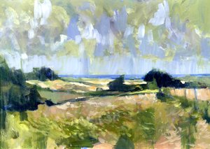 Sutton Downs View, 2007 (gemide akrilik)