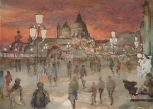 Riva Dei Schiavoni, Noel Arifesi, 2019 (suluboya)