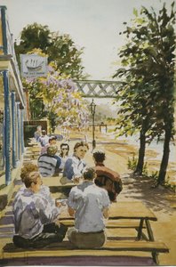 The City Barge, Haziran by Clive Wilson